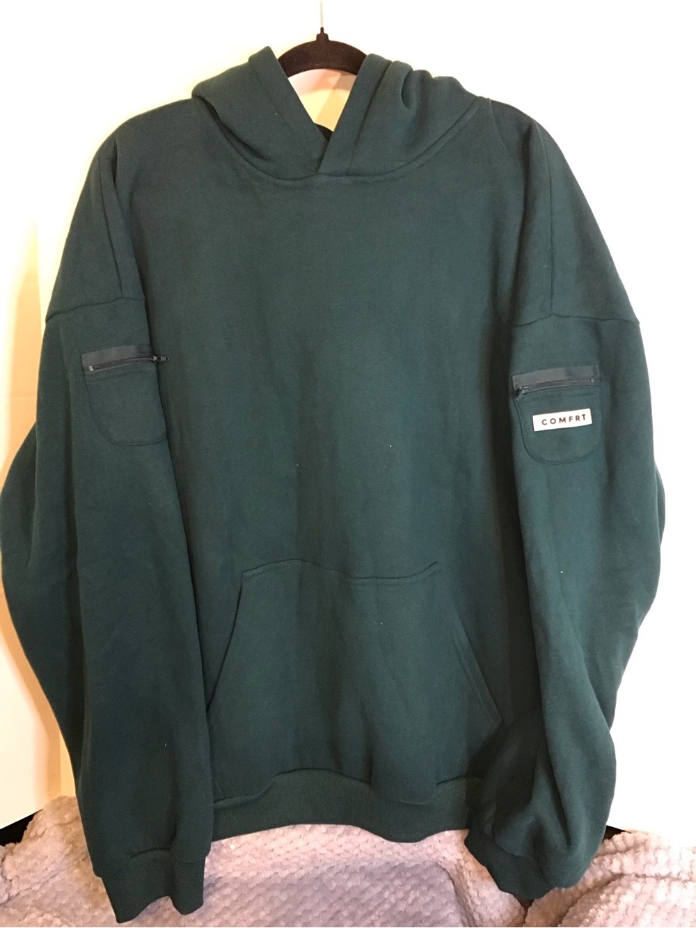 Comfrt travel essentials dark green 2XL hoodie nwot